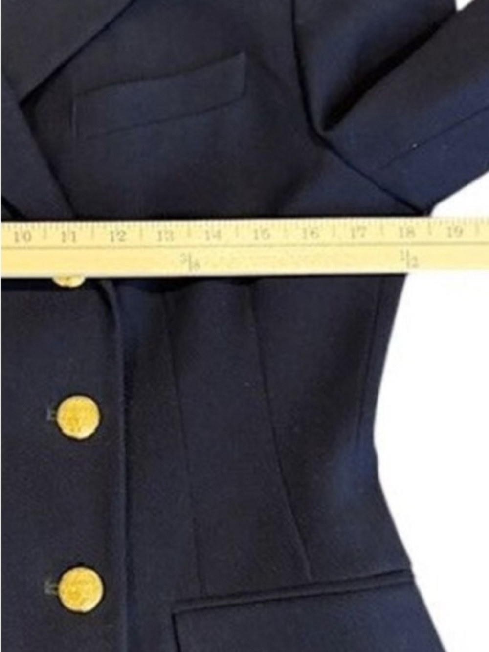 Ralph Lauren Navy Sailor Blazer with Subtle Satin Lining Nautical Preppy - Picture 6 of 7